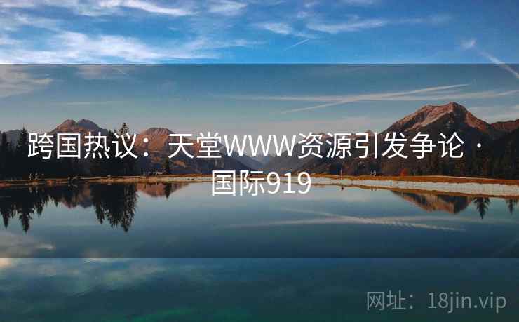 跨国热议：天堂WWW资源引发争论 · 国际919