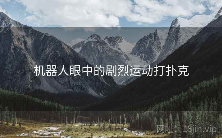 机器人眼中的剧烈运动打扑克