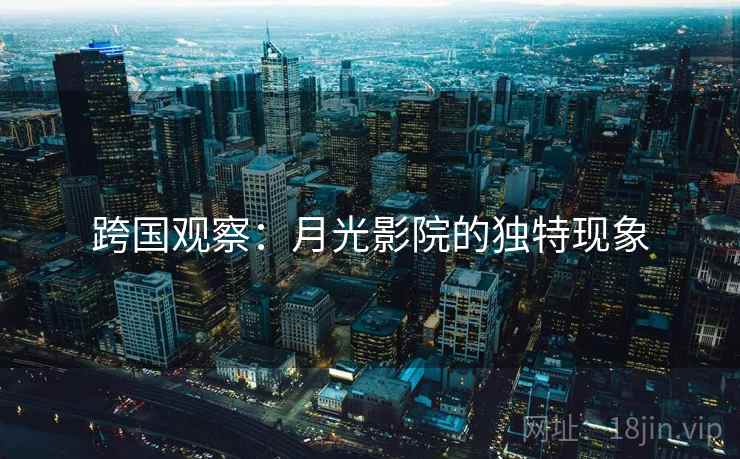 跨国观察:月光影院的独特现象 跨国观察:月光影院的独特现象